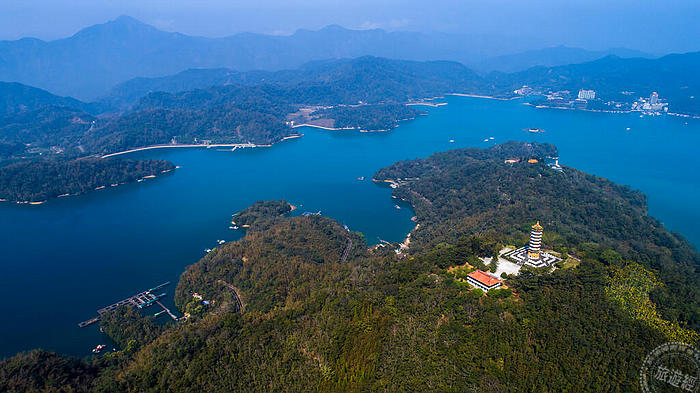 日月潭慈恩塔(图:日月潭国家风景区管理处提供)